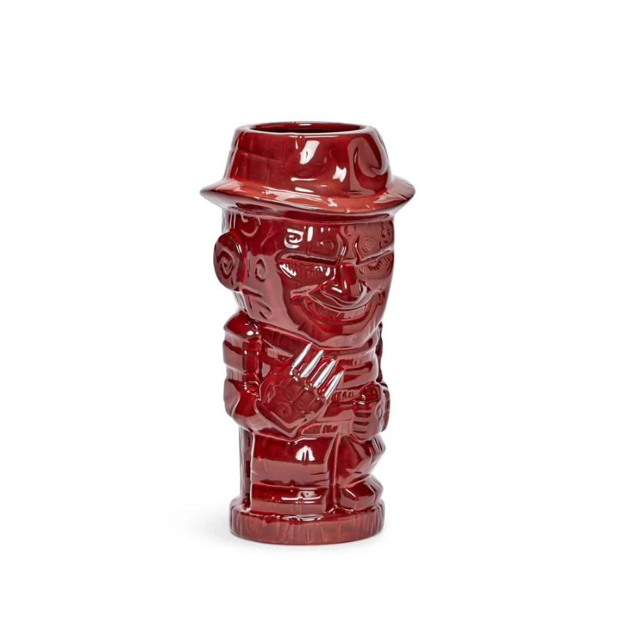 "Toynk Geeki Tikis Freddy Krueger Nightmare On Elm Street Tiki Mug 21oz Horror Collectible"