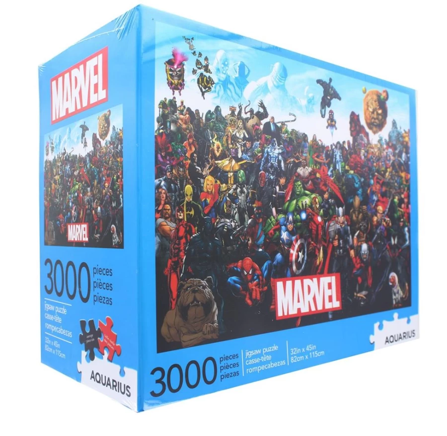 Toynk Marvel Superheroes 3000-Piece Jigsaw Puzzle – Ultimate Collector’s Edition