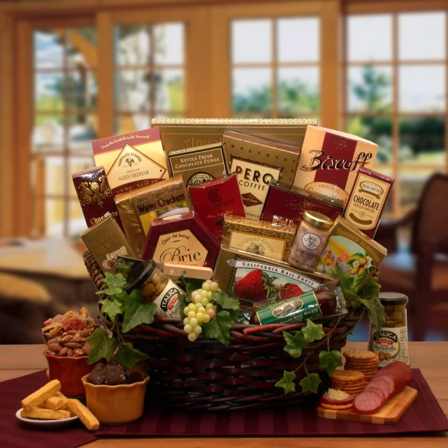 "GBDS Premium Gourmet Gift Basket - Ultimate Luxury Food Hamper for Special Occasions"