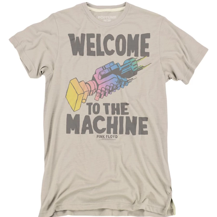"Popfunk Pink Floyd The Machine Greetings Unisex Graphic T-Shirt"