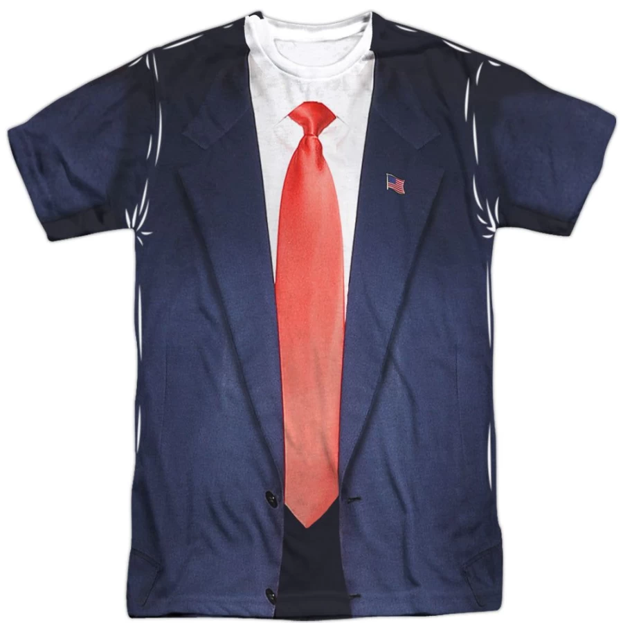 "MeTV Unisex Presidential Costume Set - Front & Back Design for Historical Roleplay"