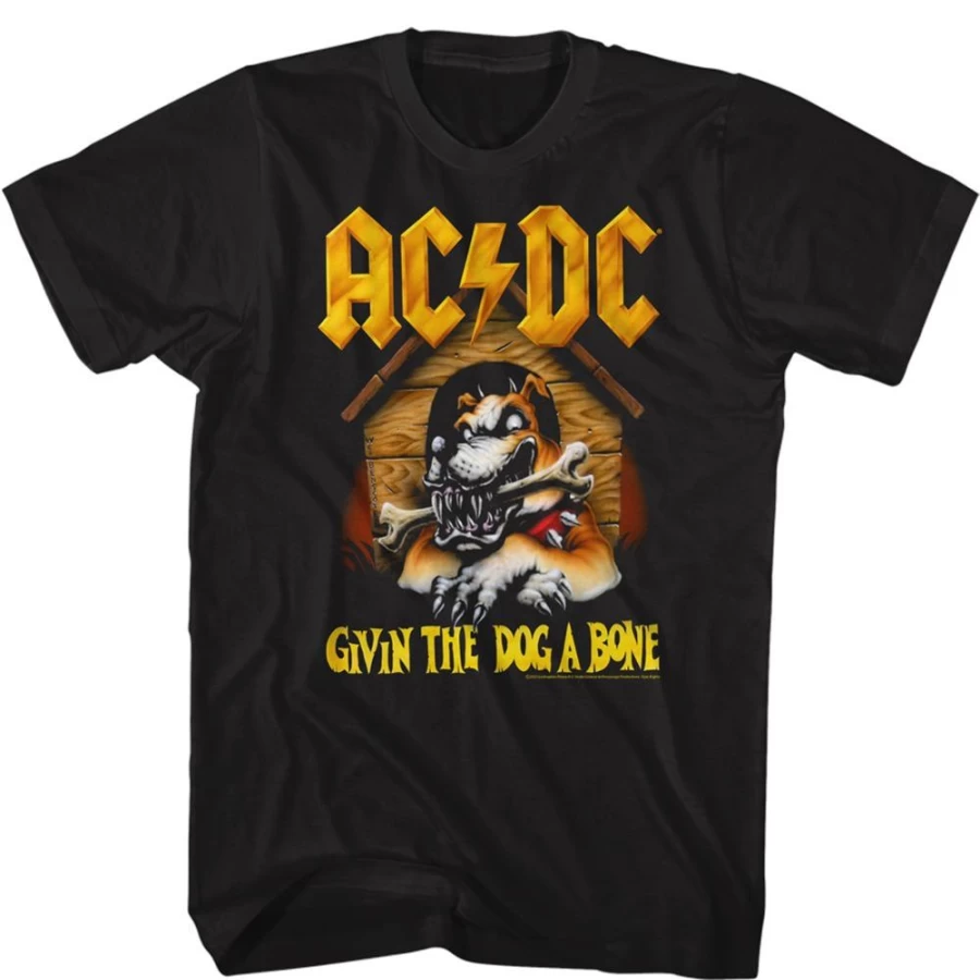 MeTV Custom Brands AC/DC Givin' The Dog A Bone Vintage Rock T-Shirt