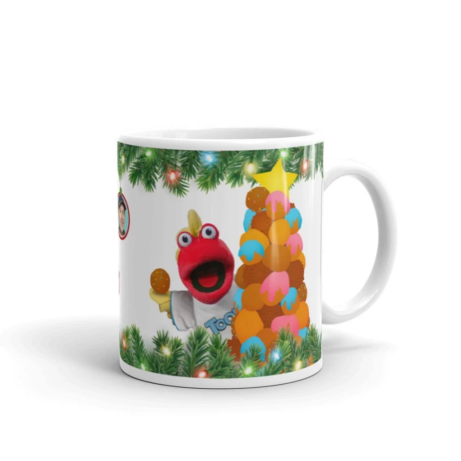 MeTV Custom Products Holiday Ceramic Mug - Toon In With Me® Themed Collectible Coffee Cup