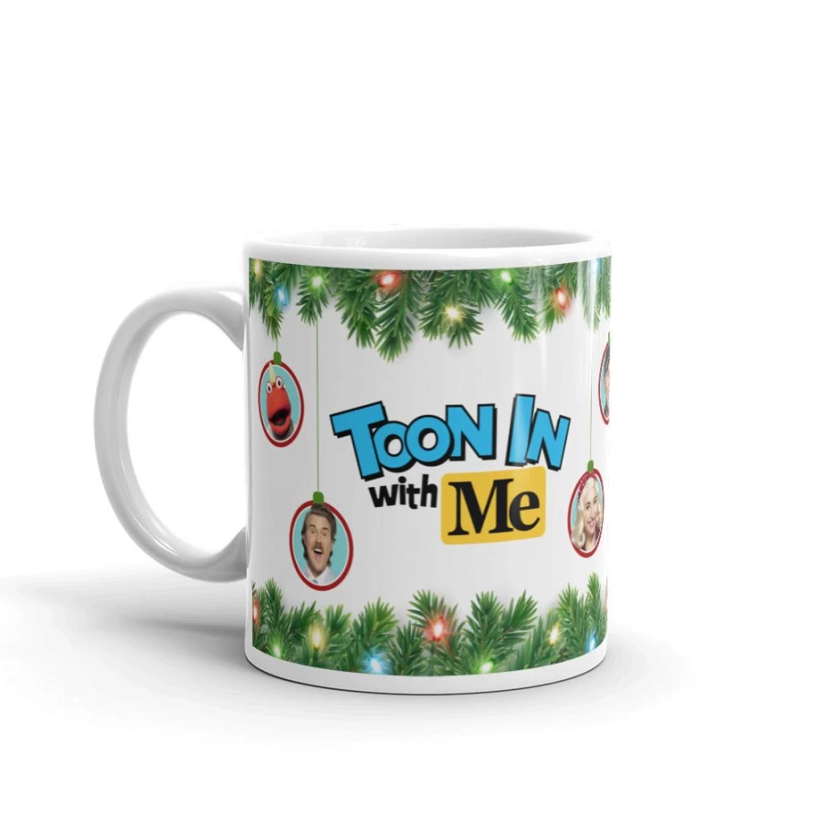 MeTV Custom Products Holiday Ceramic Mug - Toon In With Me® Themed Collectible Coffee Cup