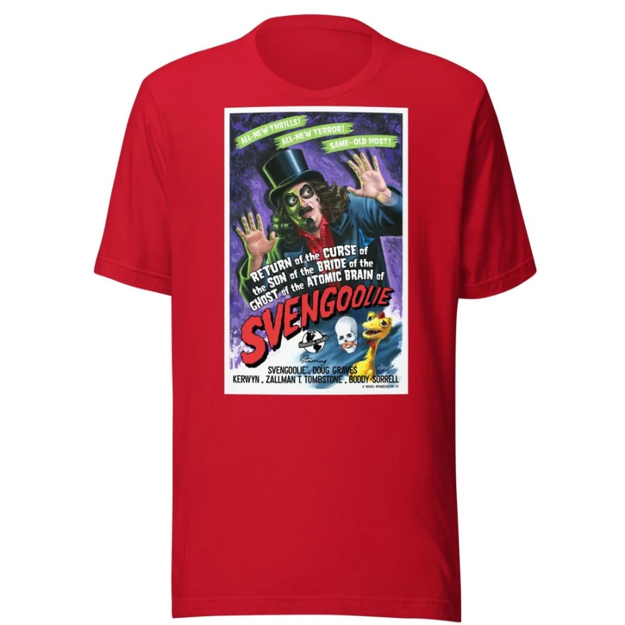 "Svengoolie Horror Poster T-Shirt by Bill Morrison | MeTV Custom Products 2022 Series"