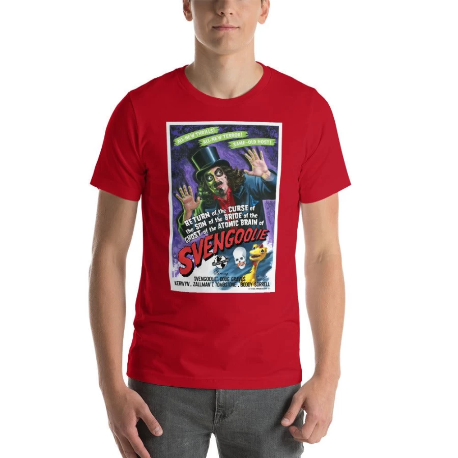 "Svengoolie Horror Poster T-Shirt by Bill Morrison | MeTV Custom Products 2022 Series"
