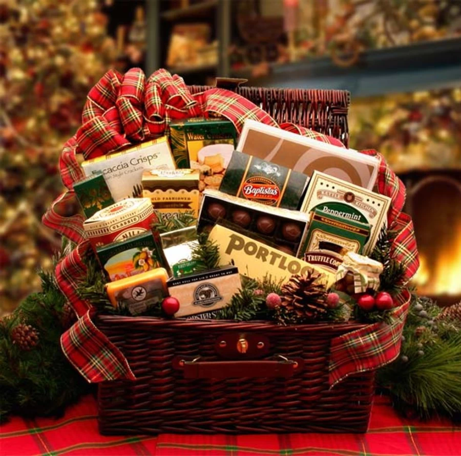 GBDS Fireside Holiday Gift Hamper - Home & Hearth Christmas Basket