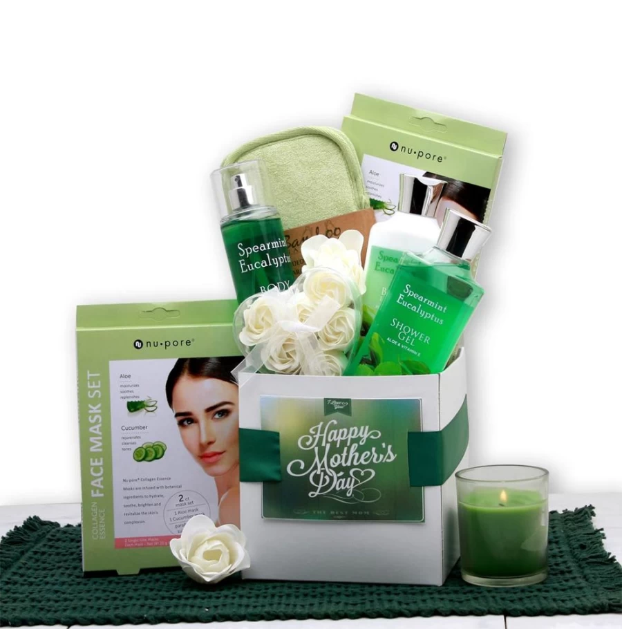 GBDS Mother's Day Spa Gift Set with Eucalyptus - Relaxing Self Care Package for Women