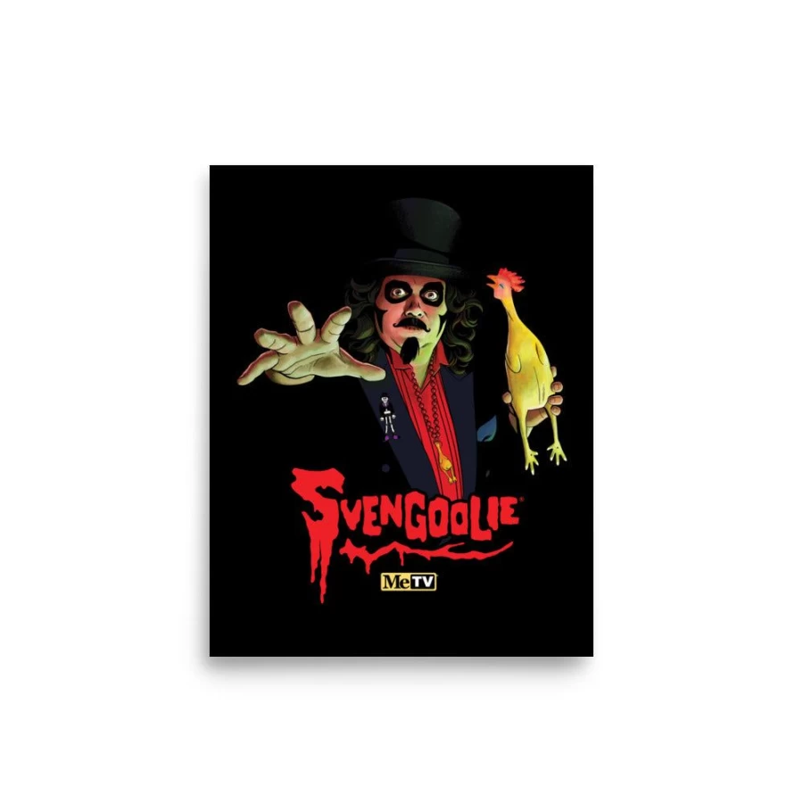 "Svengoolie® Art Print by Christopher Jones - 2023 Series | MeTV Custom Products Collectible Poster"