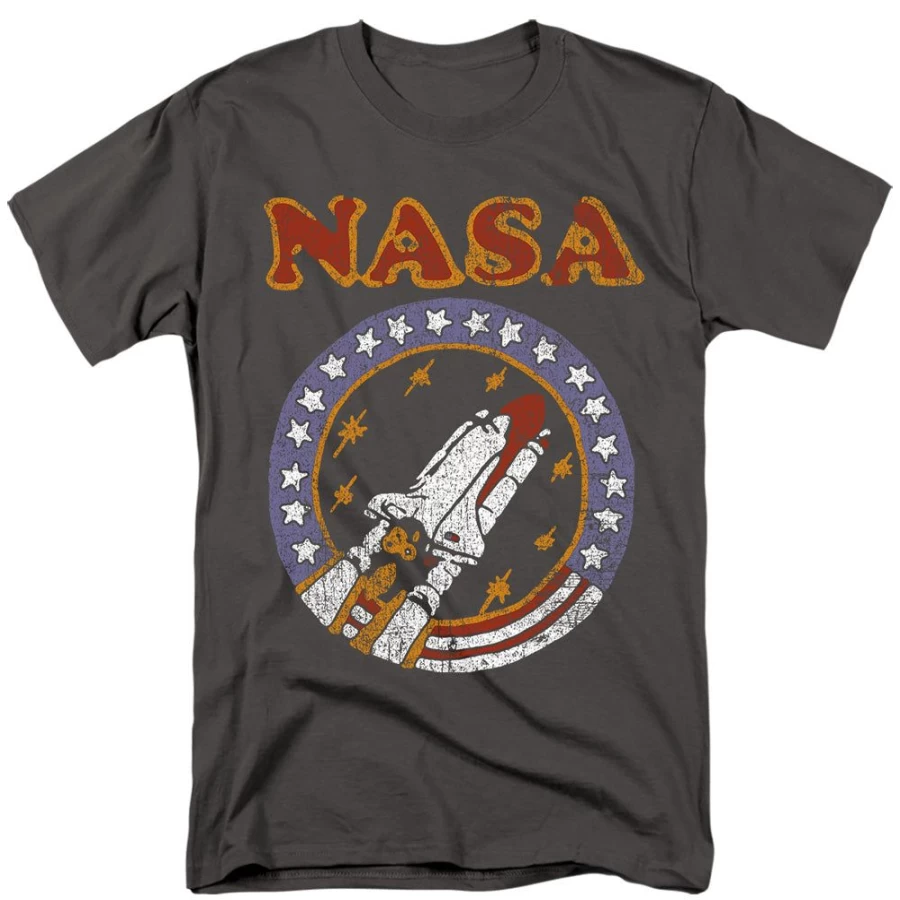 MeTV Custom Classics Retro NASA Space Shuttle Unisex Vintage T-Shirt
