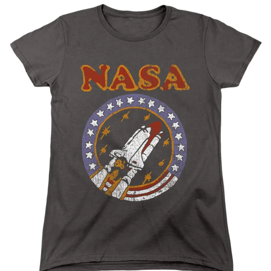 MeTV Custom Classics Retro NASA Space Shuttle Unisex Vintage T-Shirt