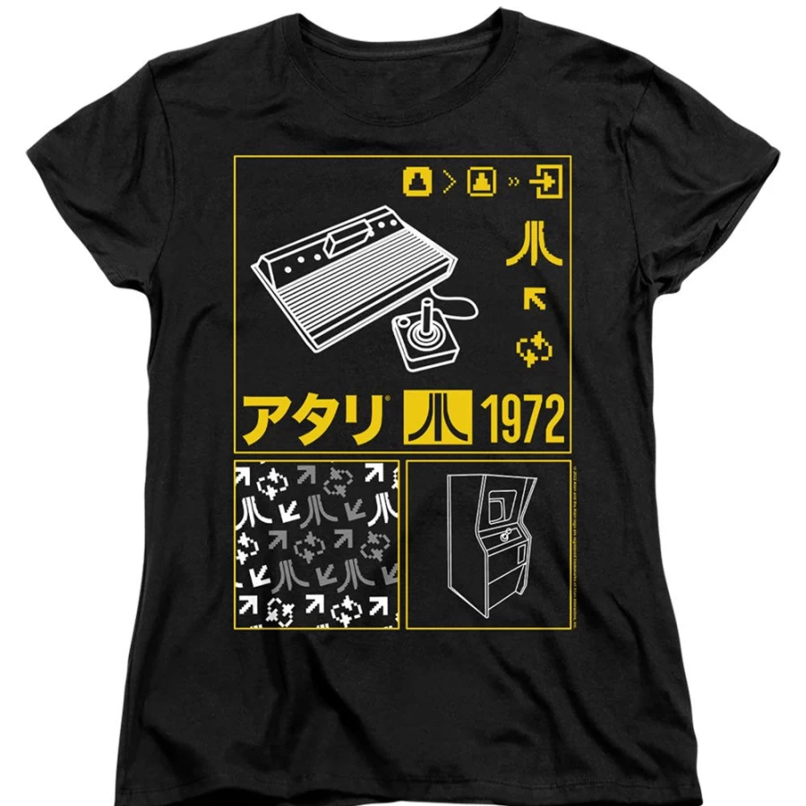 MeTV Custom Classics Atari-Inspired Kanji Squares Puzzle Game - Unisex Retro Entertainment