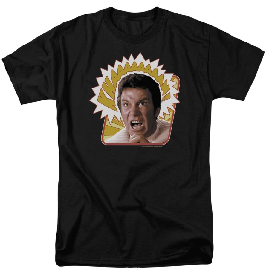 MeTV Custom Classics Star Trek Khan Unisex T-Shirt - Khaaaaaan! Pop Culture Design