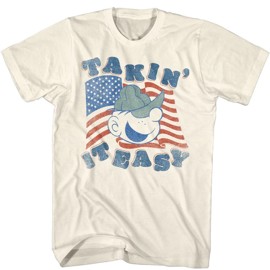 "MeTV Custom Brands Unisex Beetle Bailey Takin' It Easy Graphic T-Shirt"