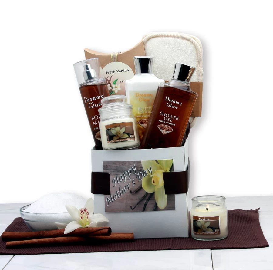 GBDS Luxury Vanilla Spa Gift Set - Perfect Mother's Day Relaxation Present