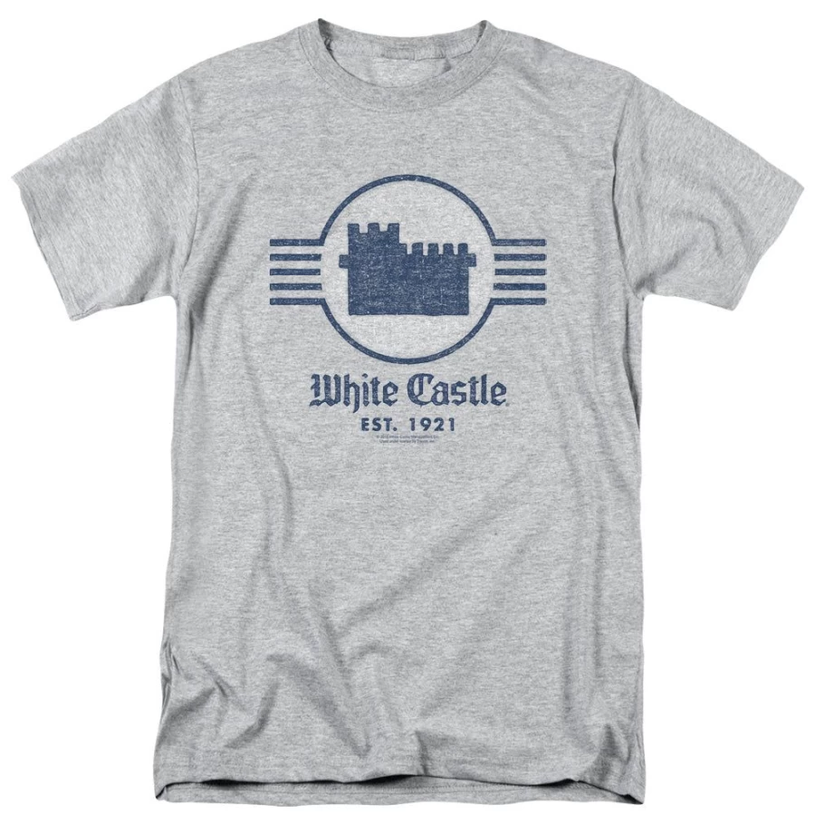 MeTV Custom Classics Unisex White Castle Emblem T-Shirt