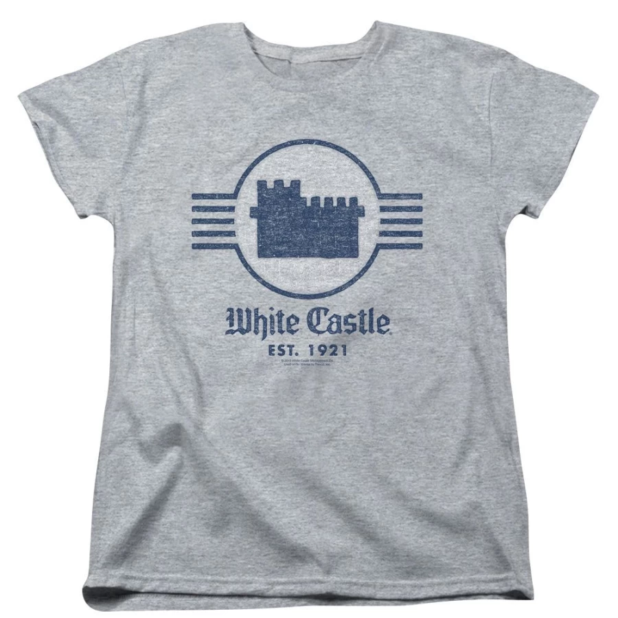 MeTV Custom Classics Unisex White Castle Emblem T-Shirt
