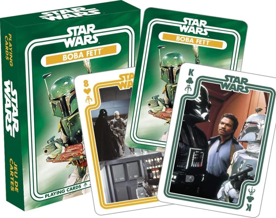 Star Wars Boba Fett Collectible Playing Cards by Toynk | Premium Deck for Fans & Collectors