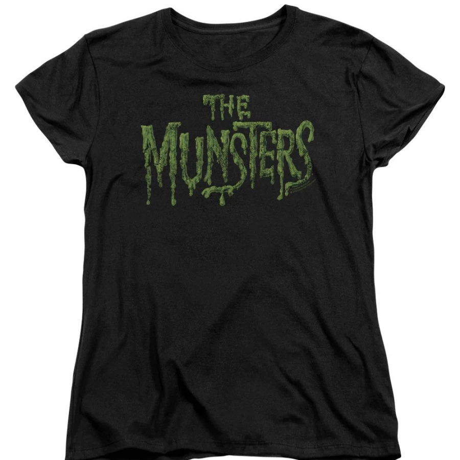 MeTV Custom Classics Munsters Vintage Distressed Logo Unisex T-Shirt