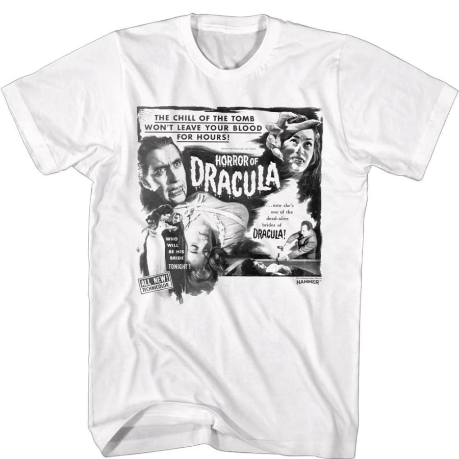 "MeTV Custom Brands Hammer Horror of Dracula Unisex Classic Horror Film Collection"
