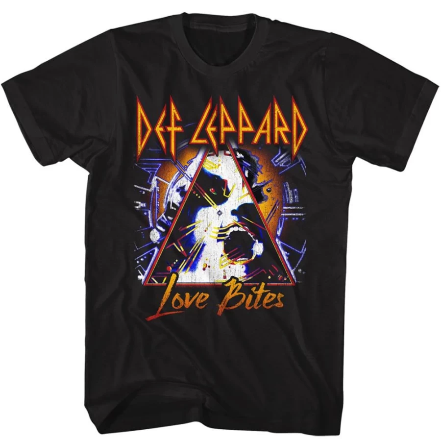 Def Leppard - Love Bites Vintage Band T-Shirt | MeTV Custom Brands Official Merchandise
