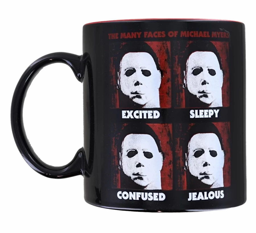 "Toynk Halloween Michael Myers Ceramic Coffee Mug - 20oz Collectible Horror Movie Gift"