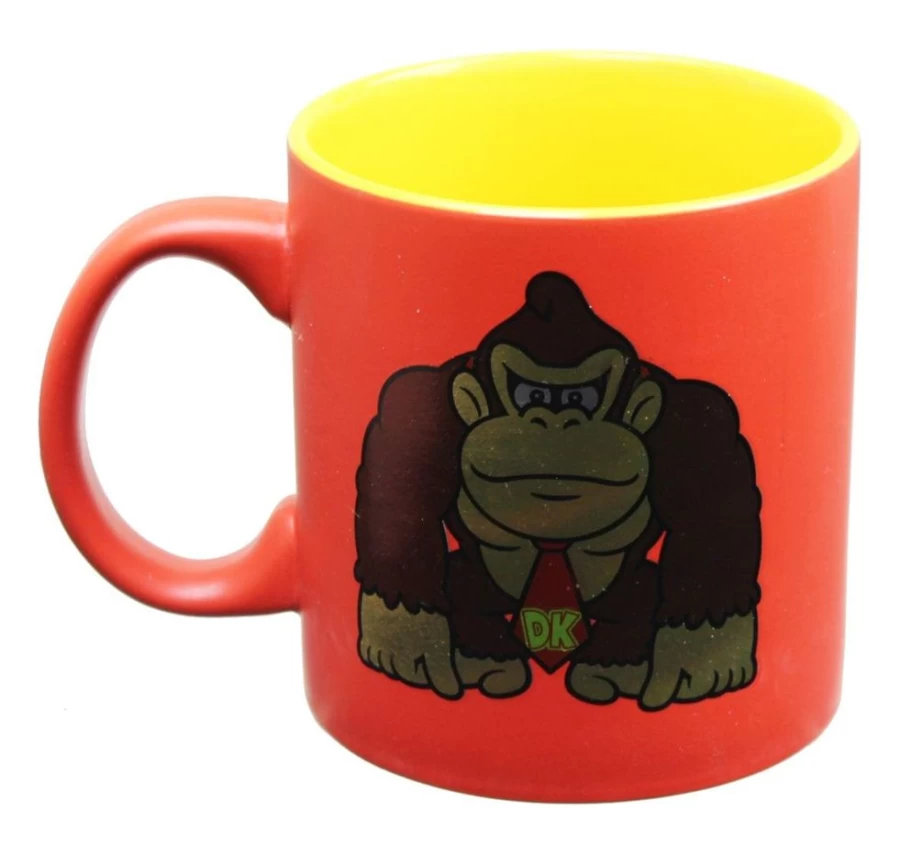 Toynk Donkey Kong 20Oz Stainless Steel Coffee Mug with Foil Print - Nintendo Inspired Travel Tumbler