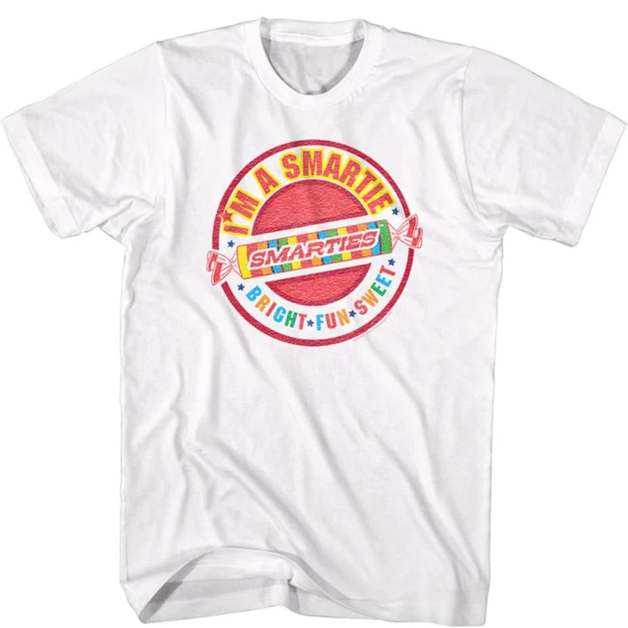 MeTV Custom Brands Smarties Unisex T-Shirt - I'M A Smartie Graphic Tee