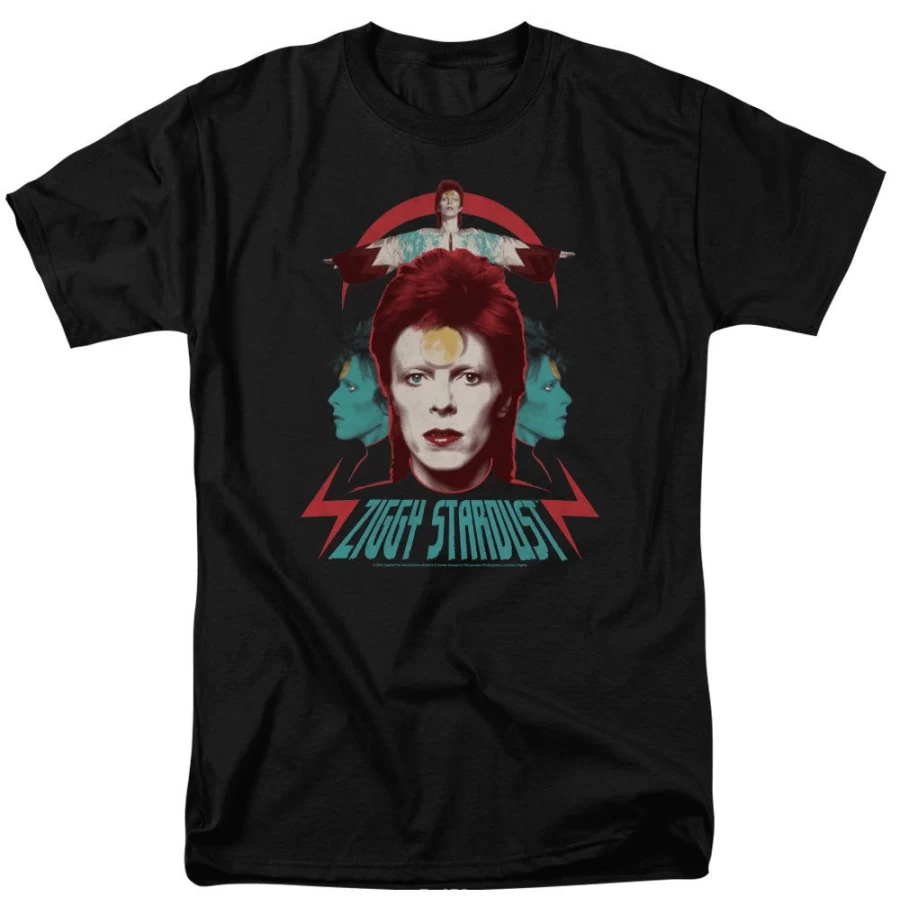 MeTV Custom Classics David Bowie Ziggy Stardust Collectible Figurine - Ziggy Heads Edition