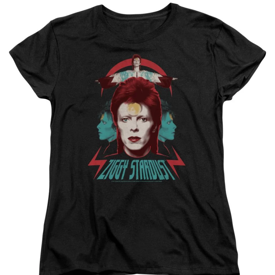 MeTV Custom Classics David Bowie Ziggy Stardust Collectible Figurine - Ziggy Heads Edition