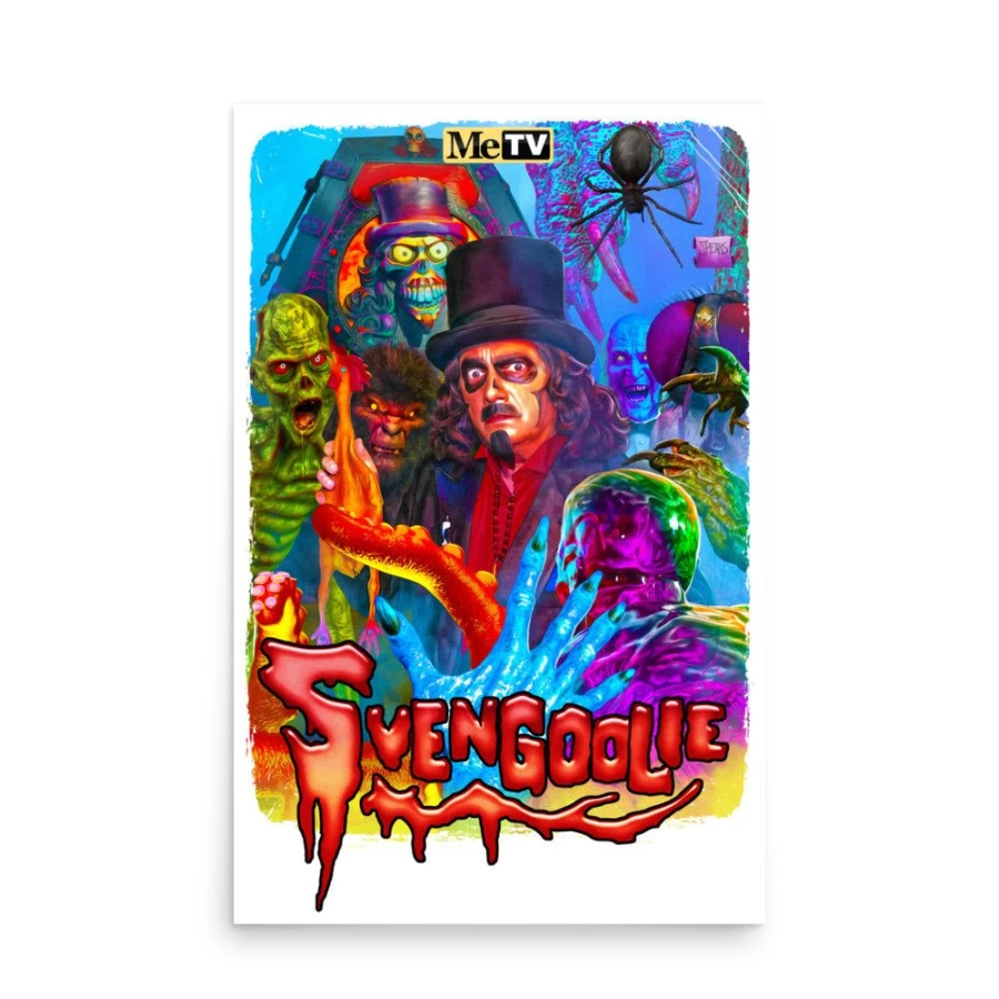 "Svengoolie Monster Mash-Up Poster by Mark Spears – MeTV Custom Products Collectible Art"
