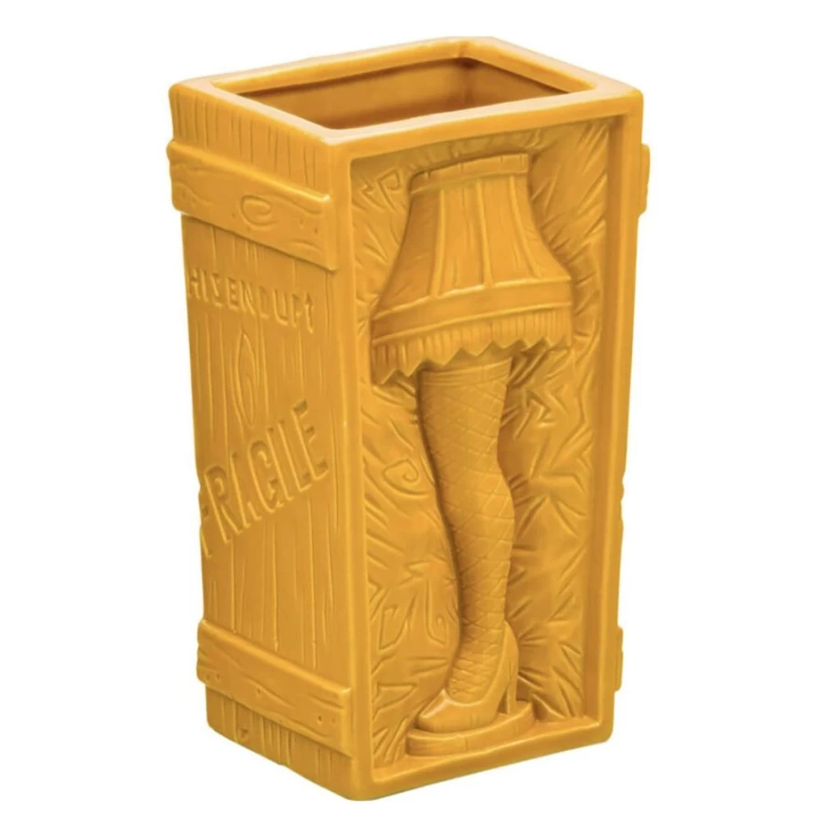 Toynk Geeki Tikis Leg Lamp Ceramic Mug from A Christmas Story - 30 oz Novelty Drinkware