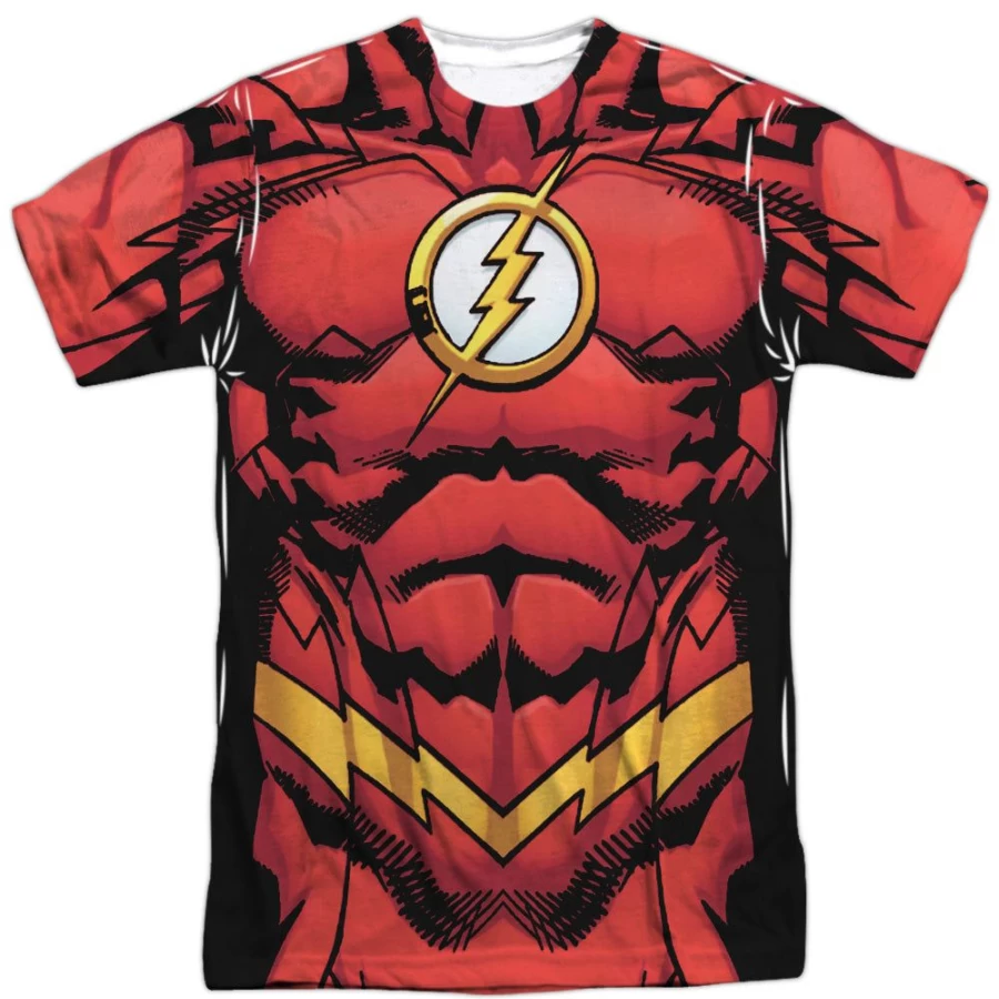 MeTV Custom Classics Justice League Flash 52 T-Shirt Unisex Front & Back Design