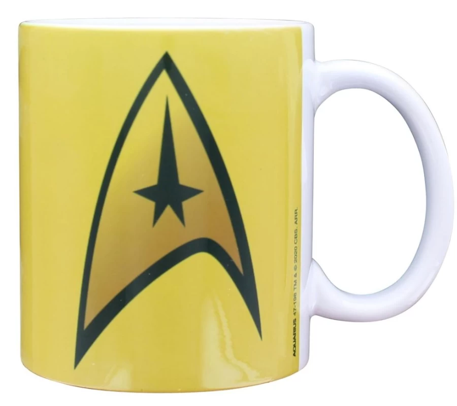 Toynk Star Trek Captain Delta Logo Ceramic Coffee Mug 11Oz Gift Boxed