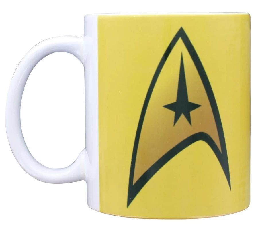 Toynk Star Trek Captain Delta Logo Ceramic Coffee Mug 11Oz Gift Boxed