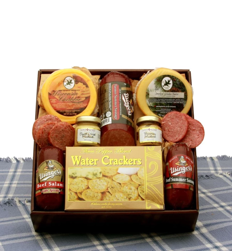 GBDS Premium Meat & Cheese Sampler – Hearty Favorites Gourmet Gift Box