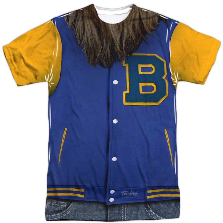 MeTV Custom Classics Teen Wolf Unisex Varsity Jacket - Front & Back Design