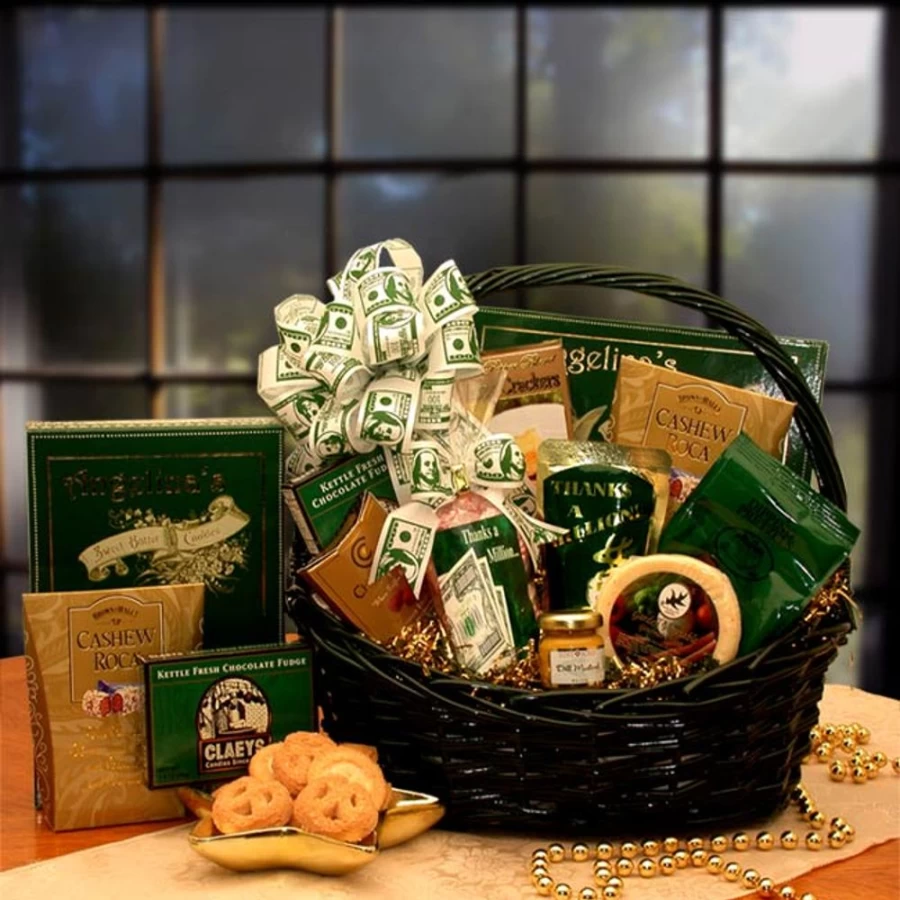 "GBDS Heartfelt Thank You Gift Basket - Premium Appreciation Hamper for Any Occasion"