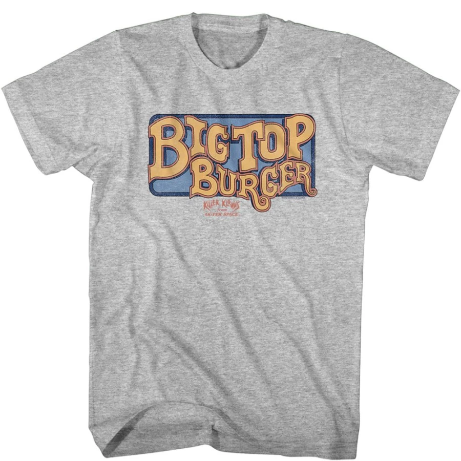 "MeTV Custom Brands Killer Klowns From Outer Space Big Top Burger Unisex T-Shirt"
