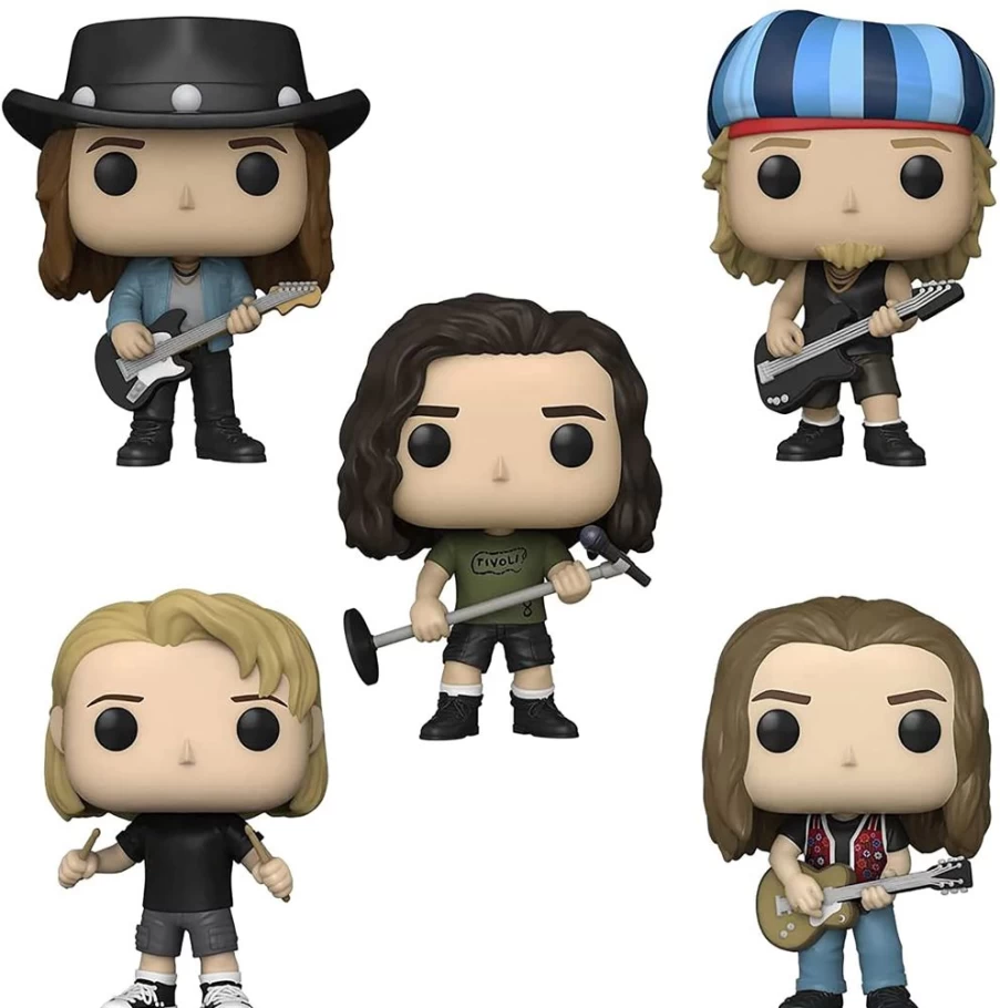 Toynk Exclusive Pearl Jam Funko Pop Rocks Vinyl 5-Pack Collectible Set