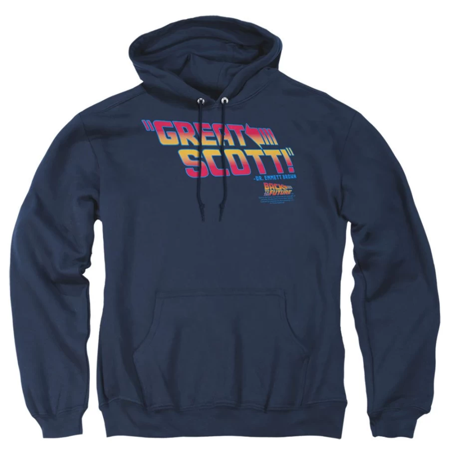 "MeTV Custom Classics Back To The Future Great Scott! Unisex Retro Movie T-Shirt"