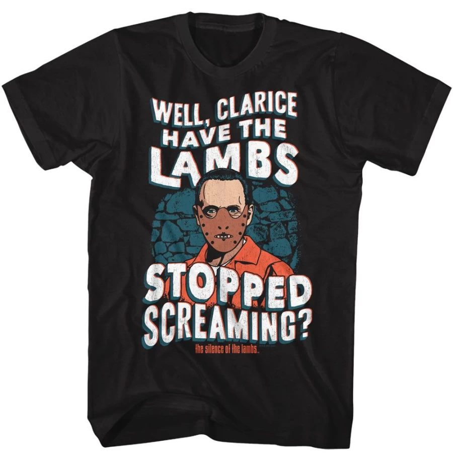 "The Silence of the Lambs Wavy Text Design by MeTV Custom Brands"