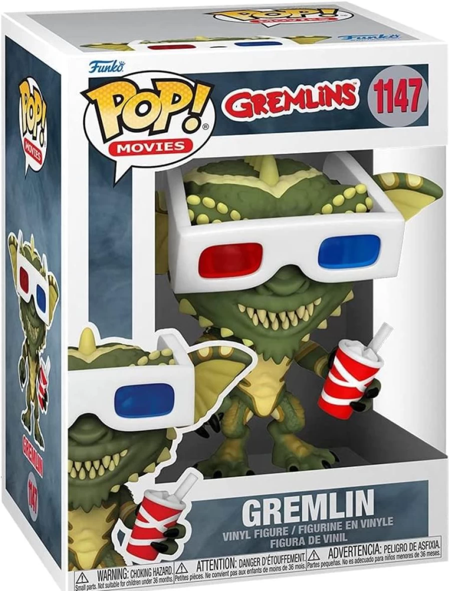 Toynk Gremlins Funko Pop! Vinyl Figure with 3D Glasses | Collectible Movie Merchandise