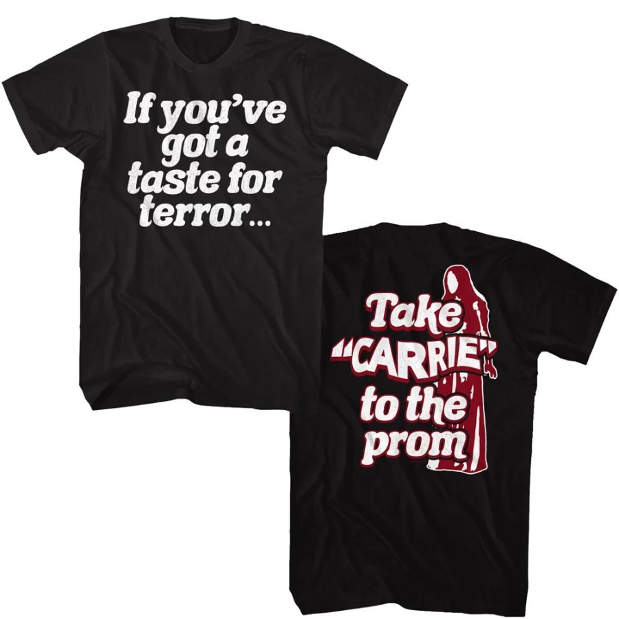 MeTV Custom Brands Carrie Prom T-Shirt - Front & Back Design