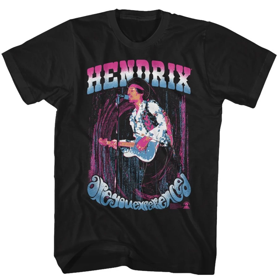"MeTV Custom Brands Jimi Hendrix - Are You Experienced Vintage T-Shirt"