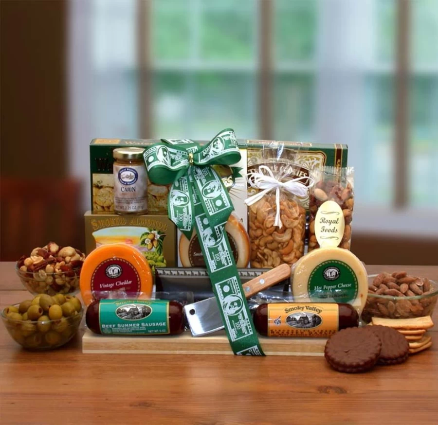 "GBDS Premium Gourmet Gift Board - Elegant Thank You Present for Food Lovers"