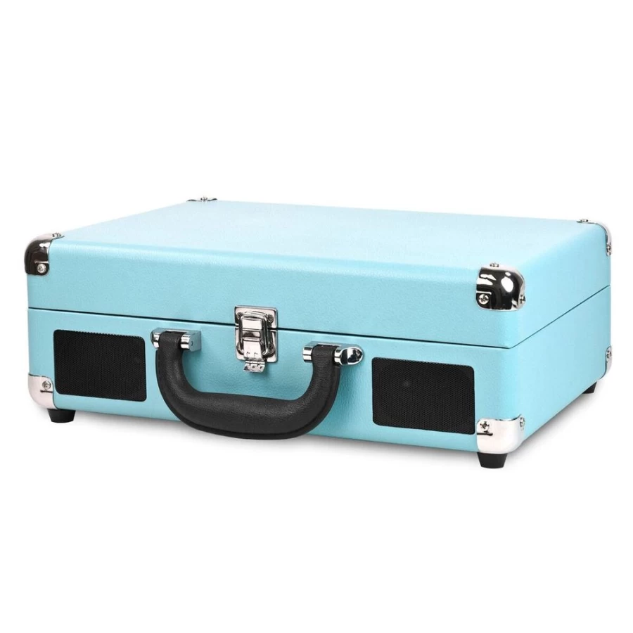 Victrola Journey Portable Bluetooth Suitcase Turntable with 3-Speed Belt Drive & Built-in Speakers - Vintage Record Player for Vinyl Lovers