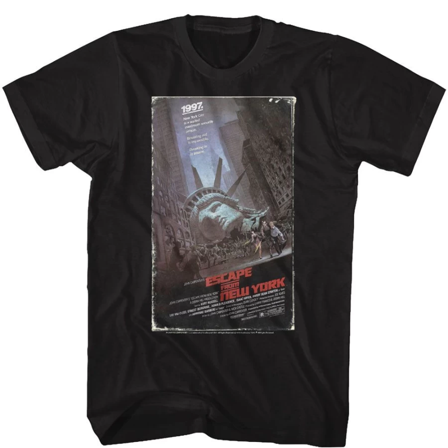 "Vintage Escape From New York VHS Cover - MeTV Custom Brands Collectible (Unisex)"