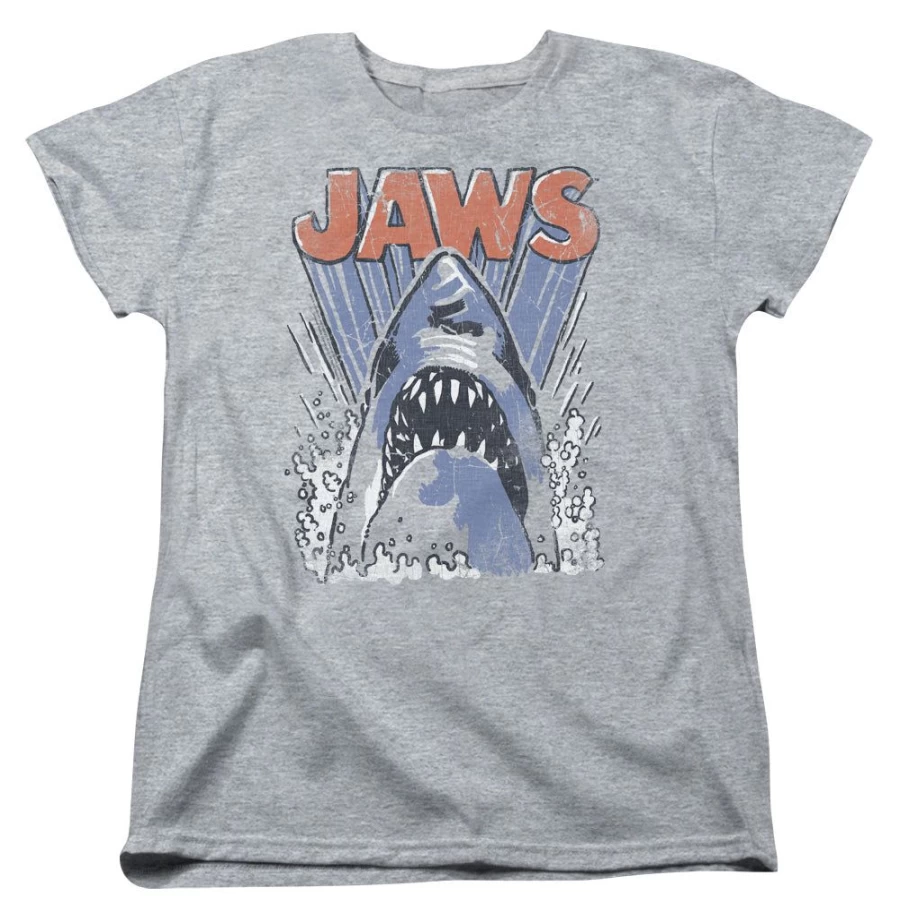 MeTV Custom Classics Unisex Jaws Comic Splash Graphic T-Shirt