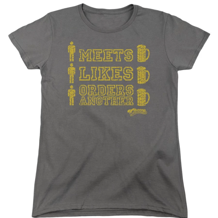 "MeTV Custom Classics Cheers - Man Meets Beer Unisex TV Show Merchandise"